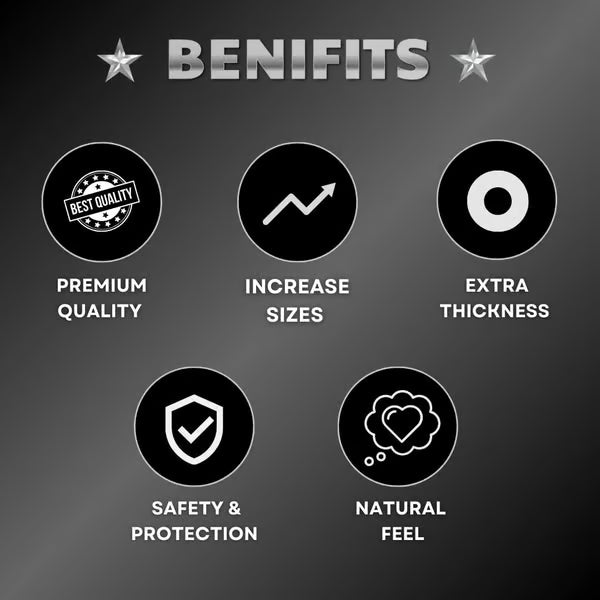 Premium 6 Inch Silicone & Reusable Condoms