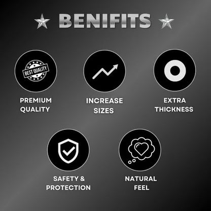Premium 6 Inch Silicone & Reusable Condoms
